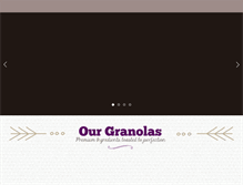 Tablet Screenshot of bulkgranola.com